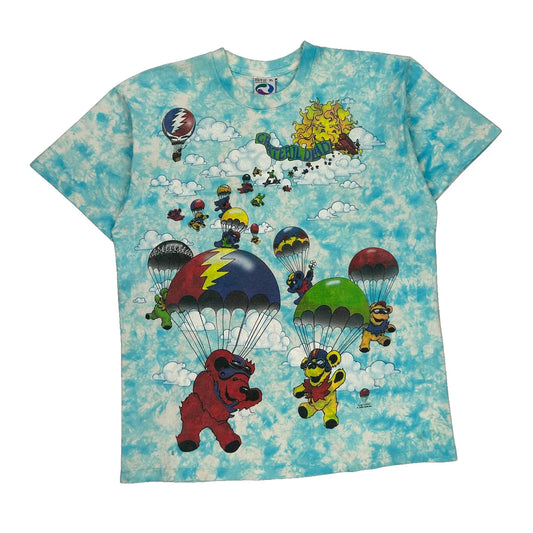 Grateful Dead Liquid Blue Graphic T-Shirt - XL Multicoloured Cotton