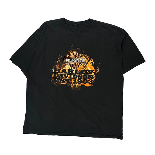 Suburban Motors Harley Davidson T-Shirt - 2XL Black Cotton