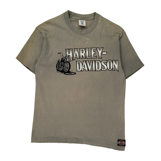 Suburban Motors Thiensville Wi Holubek Harley Davidson Graphic T-Shirt - Large Grey Cotton