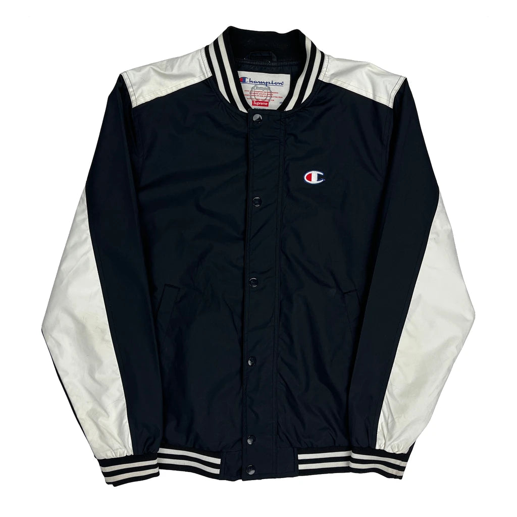 Champion Varsity Jacket Champion Jacket Black And White Champion Black And White Jacket Black White 3X World Series Champions  Chicago White Sox Jacket Jackets Masters