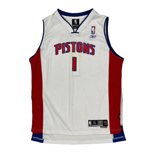 Detroit Pistons Reebok Nba Jersey - XL White Polyester