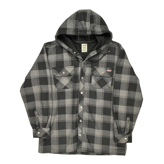 Dickies Checked Overshirt - XL Black Polyester