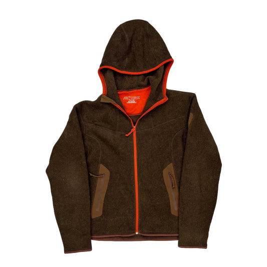 Arc'Teryx Polartec Fleece Jacket - Large Brown Polyester