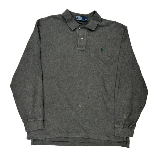 Polo By Ralph Lauren Polo Shirt - XL Grey Cotton