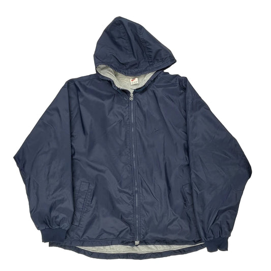 Nike Windbreaker - XL Navy Polyester
