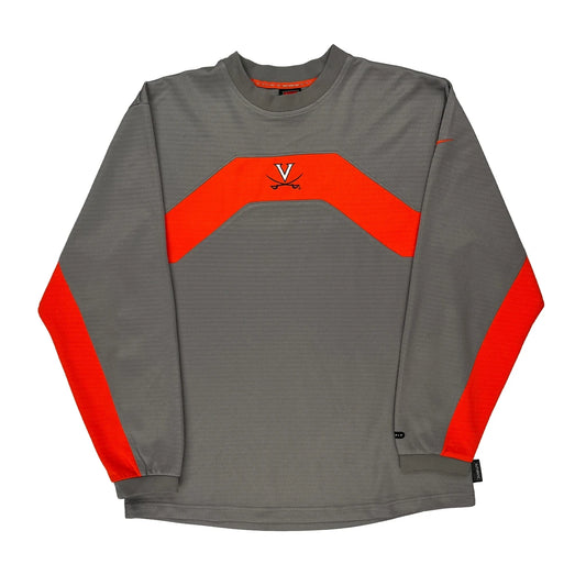 Virginia Nike Sweatshirt - Medium Grey Polyester