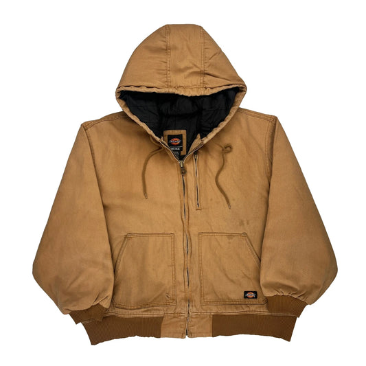 Dickies Jacket - 2XL Brown Cotton