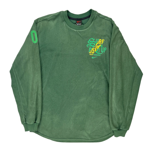 Soccer Tournament Nike Sweatshirt - Medium Green Cotton