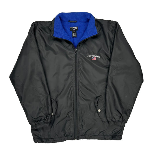 Polo By Ralph Lauren Jacket - Large Black Polyester