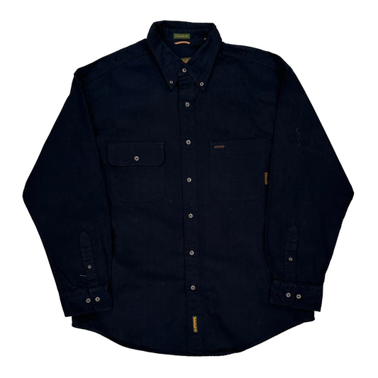 Rugged Fit Timberland Shirt - Large Navy Cotton