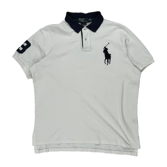 Polo By Ralph Lauren Polo Shirt - XL White Cotton