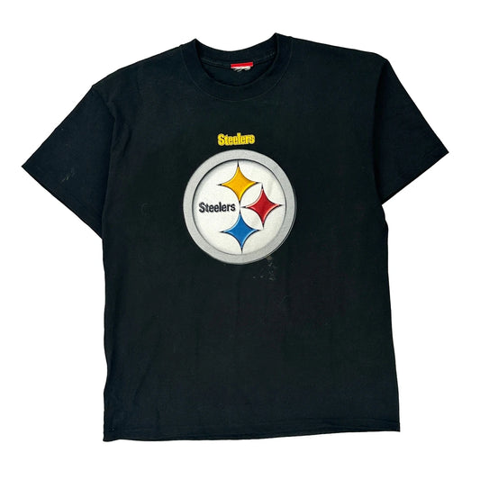 Pittsburgh Steelers Nfl T-Shirt - Medium Black Cotton