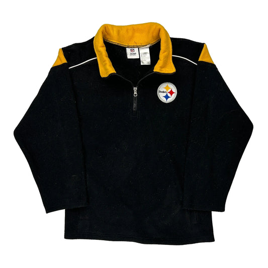 Age 14 Steelers Nfl Fleece - XL Black Polyester