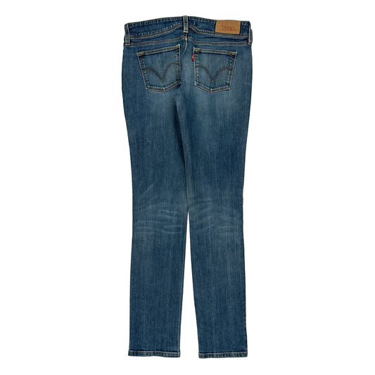 571 Levis Slim Fit Jeans - 32W UK 10 Blue Cotton