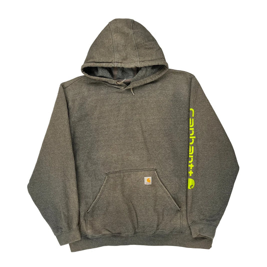 Carhartt Hoodie - 2XL Grey Cotton Blend