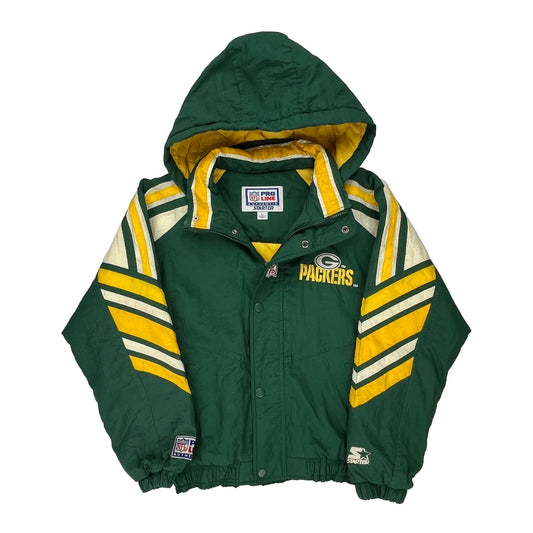 Green Bay Packers Starter Nfl Jacket - Large Green Polyester