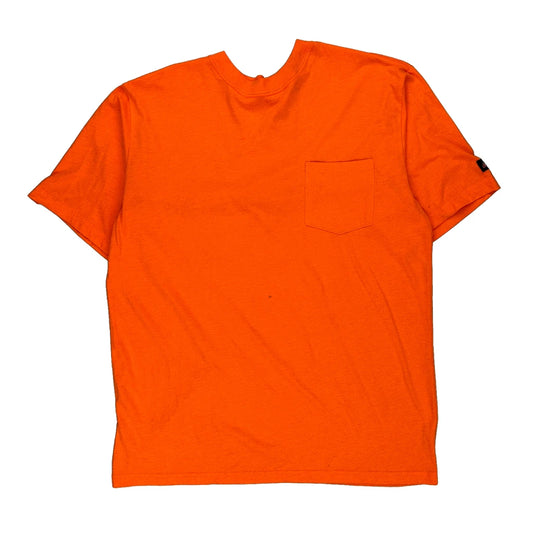 Dickies T-Shirt - XL Orange Polyester Blend