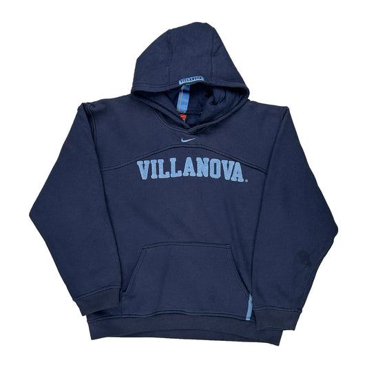 Villanova Nike College Hoodie - Large Navy Cotton
