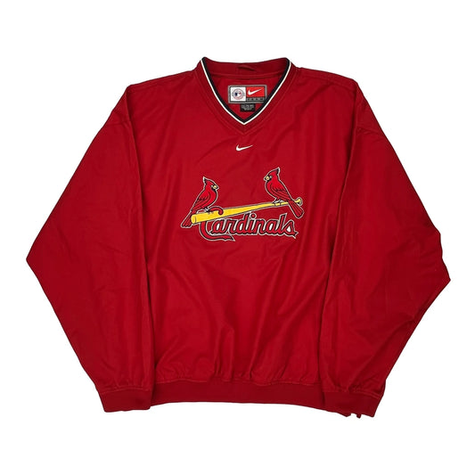 St. Louis Cardinals Nike Mlb Windbreaker - 2XL Red Polyester