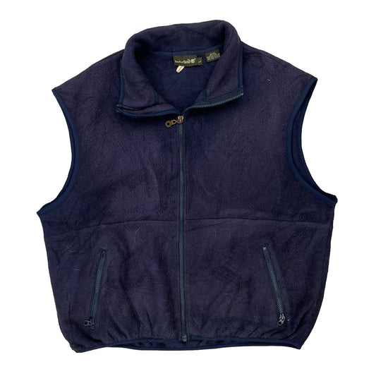 Timberland Fleece Gilet - Large Navy Polyester