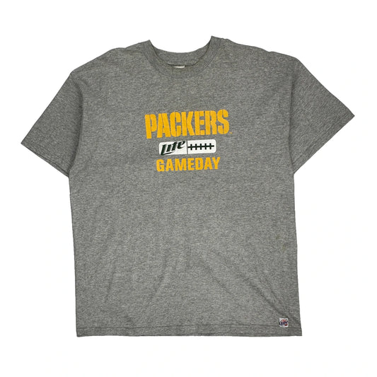 Green Bay Packers Nfl T-Shirt - XL Grey Cotton