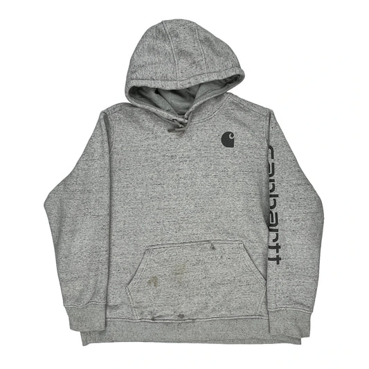 Carhartt Hoodie - 2XL Grey Cotton Blend