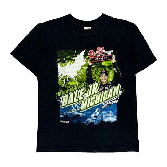 Dale Jr Chase Authentics Nascar T-Shirt - Medium Black Cotton
