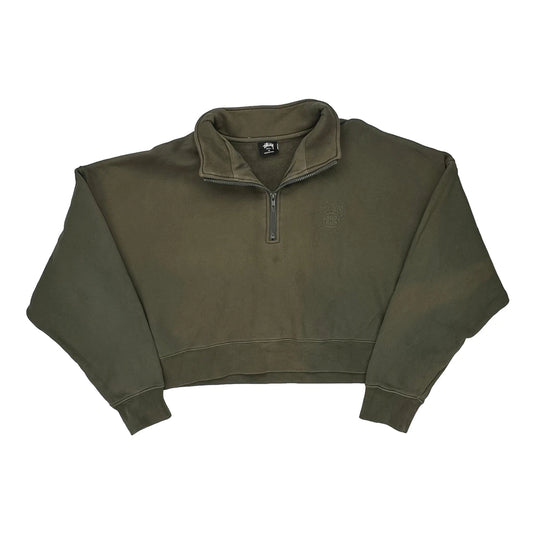 Stussy Top - Small Green Cotton