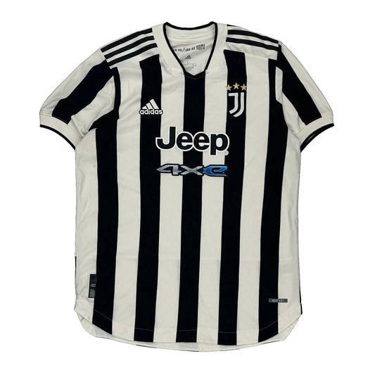 Juventus 2021 Adidas Football Shirt - Large Black & White Polyester