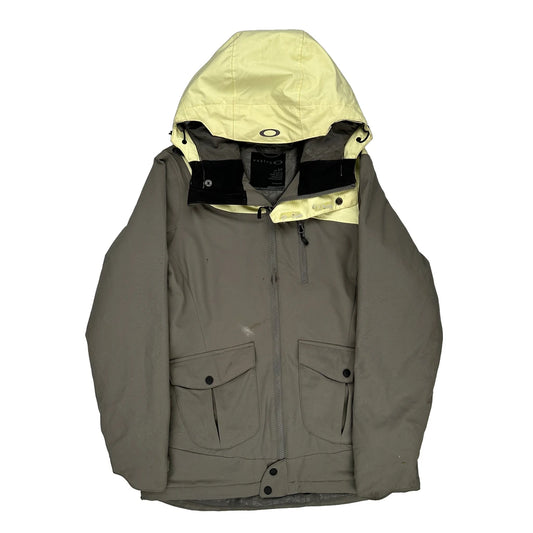 Oakley Ski Jacket - Small Grey Polyester