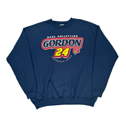 Chase Authentics Nascar Sweatshirt - XL Blue Cotton