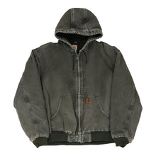 Vintage khaki Heavily Worn Carhartt Jacket - mens xxx-large