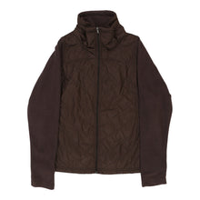  Vintage brown Columbia Fleece Jacket - womens x-large