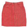 Vintage red Maria Giaic Mini Skirt - womens 28" waist