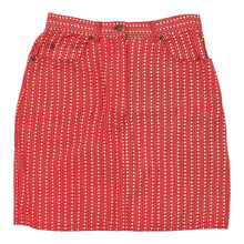  Vintage red Maria Giaic Mini Skirt - womens 28" waist