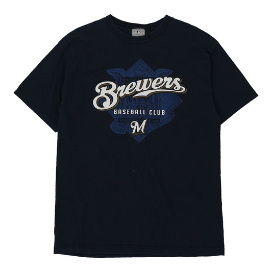 Vintage navy Milwaukee Brewers Mlb T-Shirt - mens large