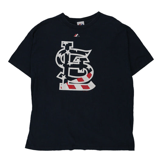 Vintage navy St Louis Cardinals Majestic T-Shirt - mens x-large