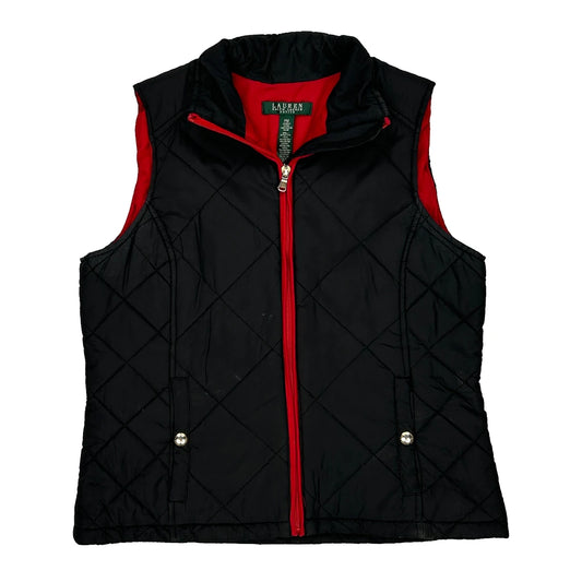 Ralph Lauren Gilet - Medium Black Polyester