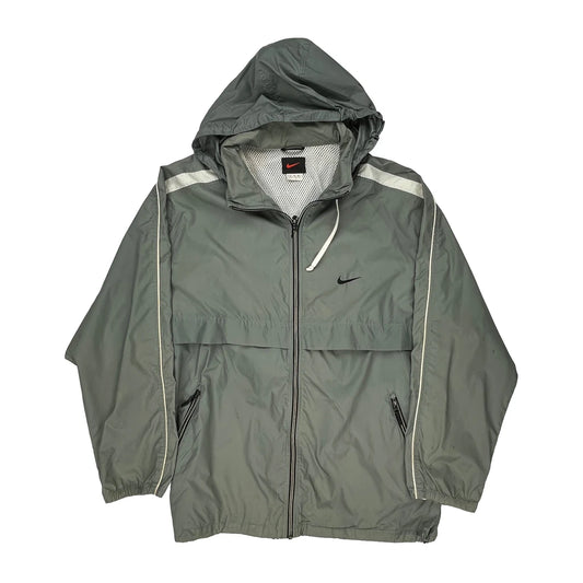 Nike Windbreaker - XL Grey Polyester