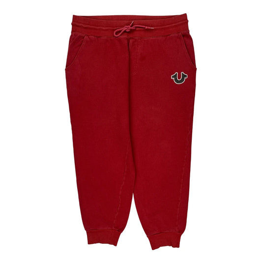 True Religion Joggers - Large Red Cotton