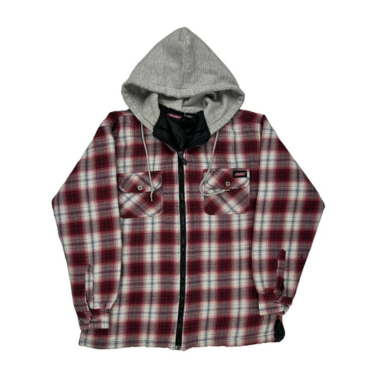 Dickies Checked Jacket - Medium Grey Cotton