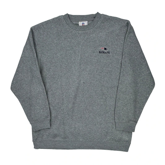 Patriots Nfl Sweatshirt - XL Grey Cotton