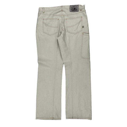 Patagonia Carpenter Trousers - 30W UK 10 Cream Polyester