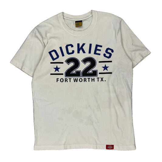Fort Worth Tx Dickies T-Shirt - Large Blue Cotton