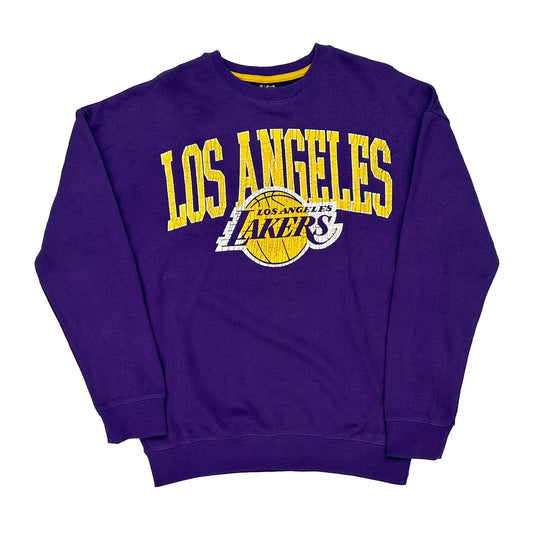 Los Angeles Lakers Nba Sweatshirt - Small Purple Cotton