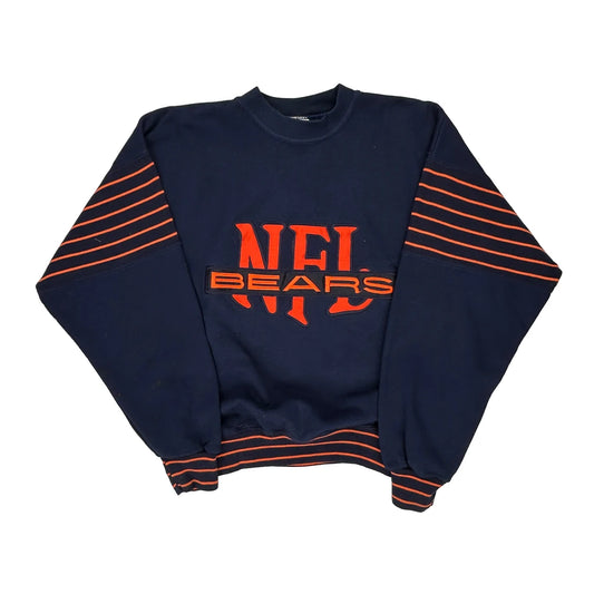 Chicago Bears Nutmeg Nfl Sweatshirt - Large Navy Cotton