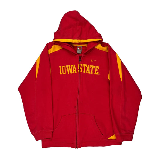 Iowa State Nike College Hoodie - Large Red Cotton