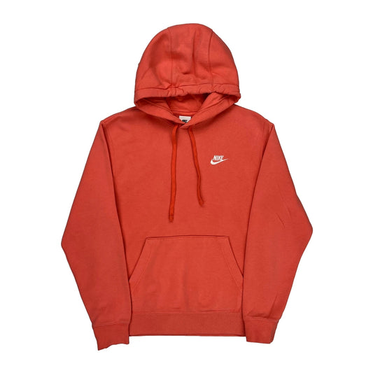 Nike Hoodie - Small Pink Cotton Blend