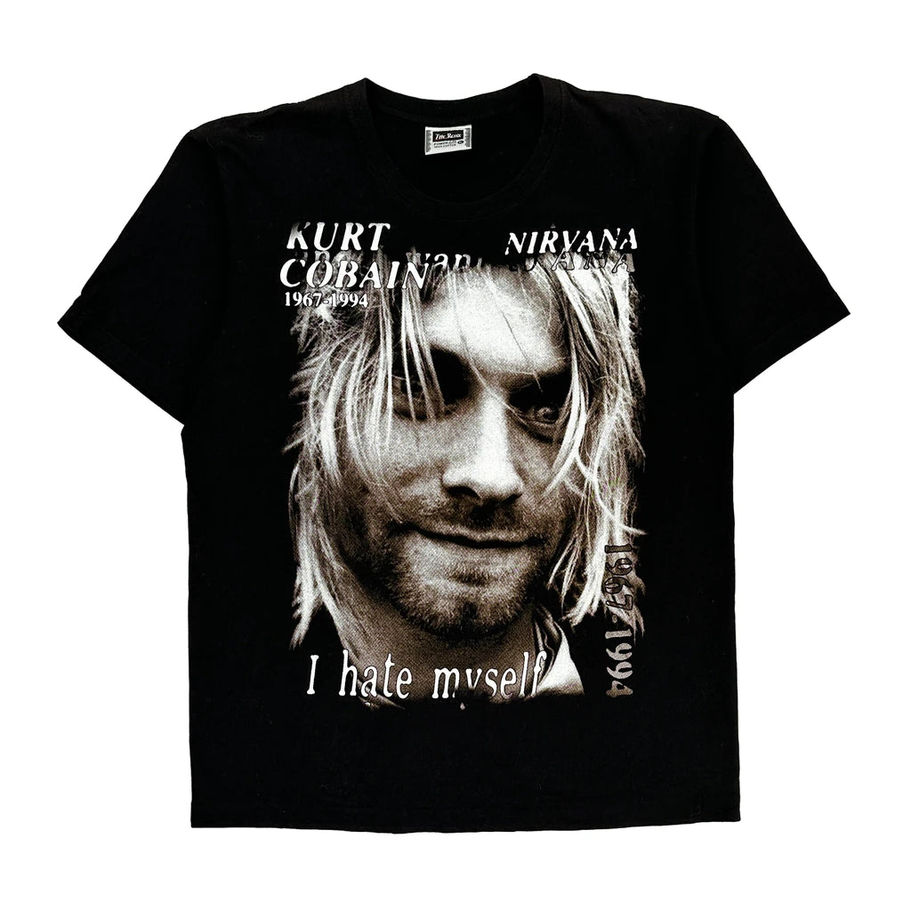Kurt Cobain X-Ray Skeleton Black T-Shirt - Official Kurt Was Here Collection main image 1