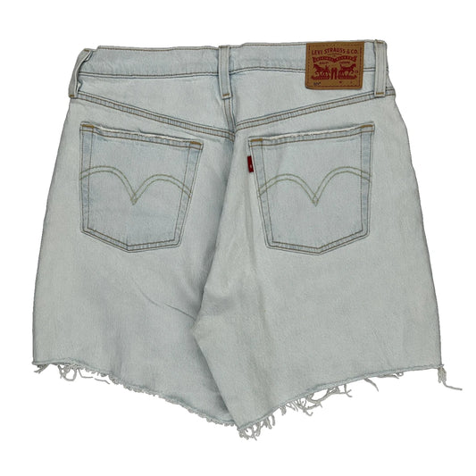 Levis Denim Shorts - 30W UK 10 Light Wash Cotton